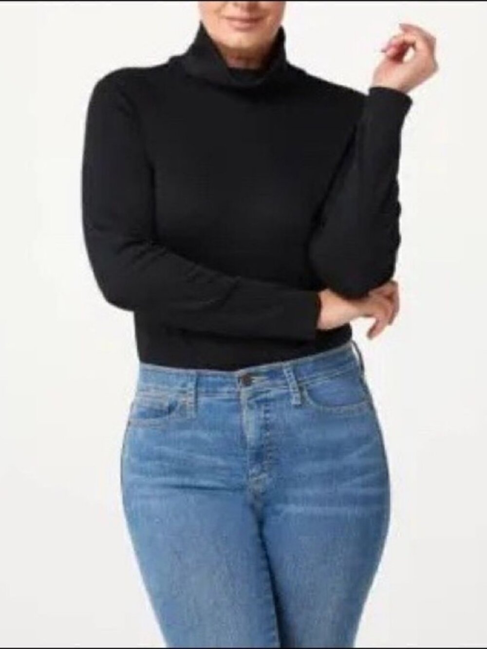 Isaac Mizrahi Live! Essentials Pima Cotton Bodysuit